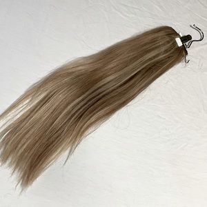 Hidden crown ponytail